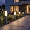 2er Set RGB LED Sockelleuchte, Edelstahl anthrazit, H 45 cm Produktbild-Vorschau 3