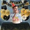 Celejoy® 20 Jahre 92-teilig Schwarz & Gold Produktbild-Vorschau 5
