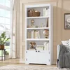 Bücherregal 5 Ebenen mit 2 Türen Breite 80 cm (W800) Produktbild-Vorschau 3