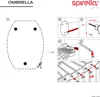 Spirella Duschvorhang für Duschspinne Duschfaltschirm Produktbild-Vorschau 6