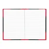 An open notebook with lined pages and a red and black plaid cover. Anteprima dell’immagine prodotto