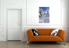 Wallario Poster - Wanderweg im Schnee, Kunstdruck Größe: 61 Produktbild-Vorschau 2