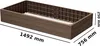 Piaskownica ogrodowa imitacja drewna 149,2x75,6x25 cm Podgląd zdjęcia produktu 3