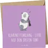 Mr. & Mrs. Panda faltkarte Klarinette Liebe  - Produktbild-Vorschau 1