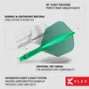 Target Darts K Flex Dartflights No.6 - Standard 33mm, Grün Produktbild-Vorschau 6