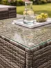 Polyrattan Lounge-Set mit Kissenbox inkl. Gasdruckfeder Produktbild-Vorschau 6