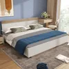 Sweiko Doppelbett Holzbett Schwebebett mit Kopfteil aus Produktbild-Vorschau 1