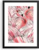 Gerahmtes Poster - Schwarzer Rahmen - Flamingo Pink Exotik Produktbild-Vorschau 1