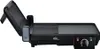 A black electric grill with its lid open, shown from a side-angle against a white background. Produktbild-Vorschau