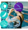 Badekappe, Silikon Schwimmhaube, Schwimmkappe für Damen Produktbild-Vorschau 3