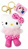 Hello Kitty Plüsch Schlüsselanhänger 10 cm Leo pink Produktbild-Vorschau 1
