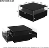 Sweiko Modernes Hochglanz-LED-Couchtisch Kaffeetisch Produktbild-Vorschau 7