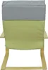 The back of a chair cushion with a wooden frame. Anteprima dell’immagine prodotto
