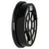 A side view of a black and white vacuum cleaner filter. Produktbild-Vorschau