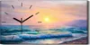 Leinwand Uhr Küche Wohnzimmer Bild 60x30 Kunst Produktbild-Vorschau 1