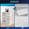 Schuhschränke, 10 Stapelbare Schuhboxen, Transparent Produktbild-Vorschau 5