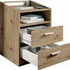 Nachtkommode "Lumo" in Artisan Eiche mit 2 Schubladen. Produktbild-Vorschau 7