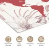 MuchoWow® Poster Weltkarte - Rosa - Weiß 30x20 cm - Plakate Produktbild-Vorschau 2