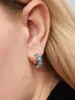 Pandora Damen-Creolen Ohrringe, Hellblau und Silber, Produktbild-Vorschau 7