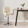 vidaXL Bar Stool Cream Fabric Náhled obrázku produktu 2