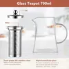 Teekanne Glas mit Siebeinsatz, Kleine Teekanne aus Glas, Produktbild-Vorschau 3