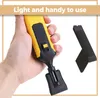 A hand holding a yellow and black repair tool with a black accessory on a white background. Voir les images du produit