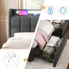 Polsterbett mit  USB  Kopfteil und LED und 4 Produktbild-Vorschau 7