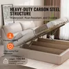 A bed frame with its storage compartment open, showing the heavy-duty carbon steel structure and pneumatic lift mechanism. Náhľad obrázku produktu