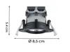 2 LED Einbaustrahler Decke rund Ø 8,5cm schwenkbar dimmbar Produktbild-Vorschau 4