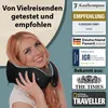 FLOWZOOM COMFY Reise-Nackenkissen mit Kapuze, Memory Foam, Produktbild-Vorschau 5