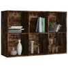 vidaXL Boekenkast/dressoir, gerookt eikenfineer, 66x30x98 Productafbeelding-voorbeeld 5