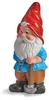 Ibergarden Gartenzwerg-Figur - rote Mutze - 24,5 cm Produktbild-Vorschau 2