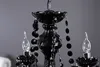 Eleganter Kronleuchter BLACK CRYSTAL 55cm schwarz Acryl Produktbild-Vorschau 7