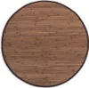 Homestyle4u Bambusmatte Dunkelbraun 200 cm rund Produktbild-Vorschau 6