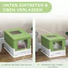 PawHut Katzentoilette Katzenklo mit Deckel Schaufel Produktbild-Vorschau 5