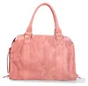 Elara Damen-Schultertasche aus echtem Wildleder Blau  Italy Produktbild-Vorschau 5