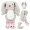 Princess Mimi Plüsch Hase Nelly Grau Mit Schühchen 21 cm Produktbild-Vorschau 1