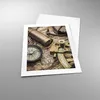 Poster - Poster ohne Rahmen - Kompass Kompass Karte - 40x50 Produktbild-Vorschau 3