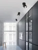 Spot a soffitto nero a sospensione circolare mobile 1xGU10 Anteprima dell’immagine prodotto 5