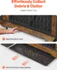 Image shows two steps of how to clean a dog crate's pull-out tray. Náhľad obrázku produktu