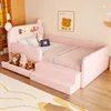 Letto imbottito Merax 90x200 cm con testiera a forma di Anteprima dell’immagine prodotto 2