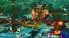 A group of cartoon characters are standing on a colorful, tiled platform in a jungle-like environment with large, thorny vines. Náhled obrázku produktu