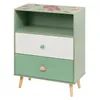 Kinderregal mit 2 Schubladen, Wald-Design, Bärchenmotiv, Produktbild-Vorschau 1
