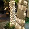 ISOISL Lichterketten 200 LED, 20 m, Kaltweiß, 31 V, 8 Modi, Produktbild-Vorschau 8