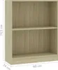 vidaXL Bibliothèque Chêne Sonoma 60x24x76 cm Matériau Voir les images du produit 11