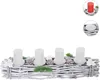 Adventskranz länglich, Weihnachtsdeko Adventsgesteck, Holz Produktbild-Vorschau 5