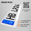 2 Portatarga Bianco - lucido Porta targa Porta targa Anteprima dell’immagine prodotto 2