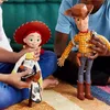 Two children are playing with Toy Story action figures, Woody and Jessie, on a colorful rug. Náhľad obrázku produktu