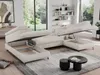 U-form Couch, Schlaffunktion, Ecksofa mit verstellbare Produktbild-Vorschau 4
