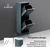 Klarstein Mülleimer 2 Fächer - 36 L Trennsystem, Edelstahl, Produktbild-Vorschau 4